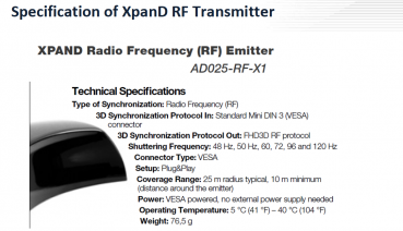 AD025-RF-X1-Emitter Kabel