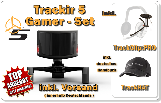 TrackIR :: Premium head tracking Shop für pc-games :: Trackir 5 und Trackir  4:PRO - TrackIR 5 Gamer Set